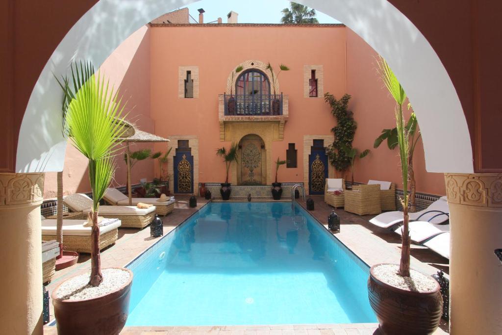 La Villa Bleue Marrakesch Exterior foto