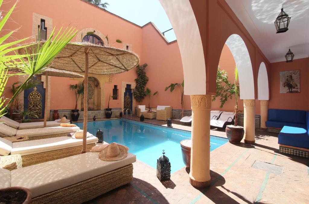 La Villa Bleue Marrakesch Zimmer foto