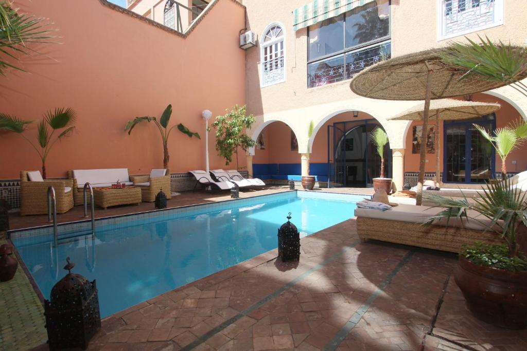 La Villa Bleue Marrakesch Zimmer foto